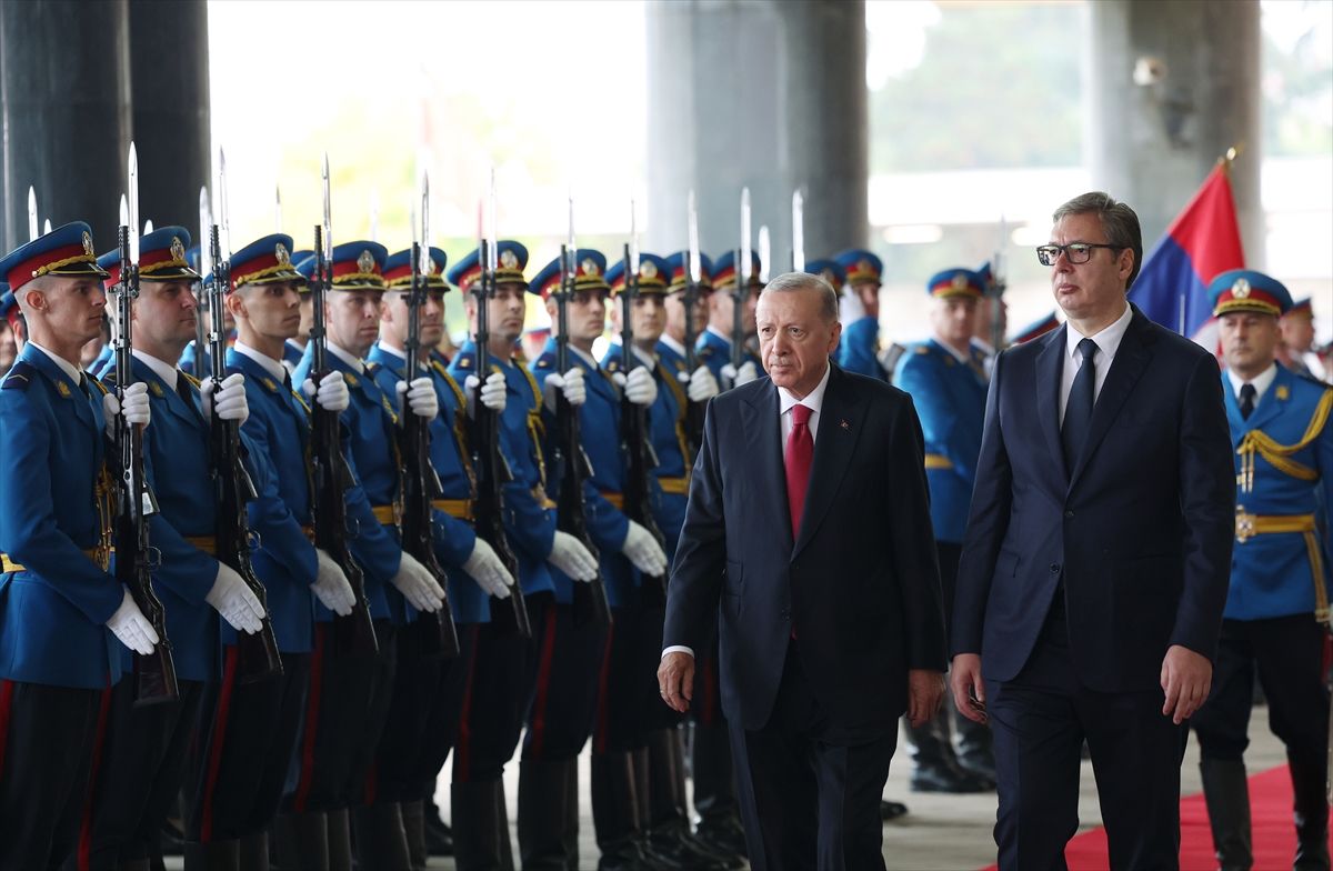 Beograd: Erdogan dočekan uz najviše počasti ispred Palate Srbija