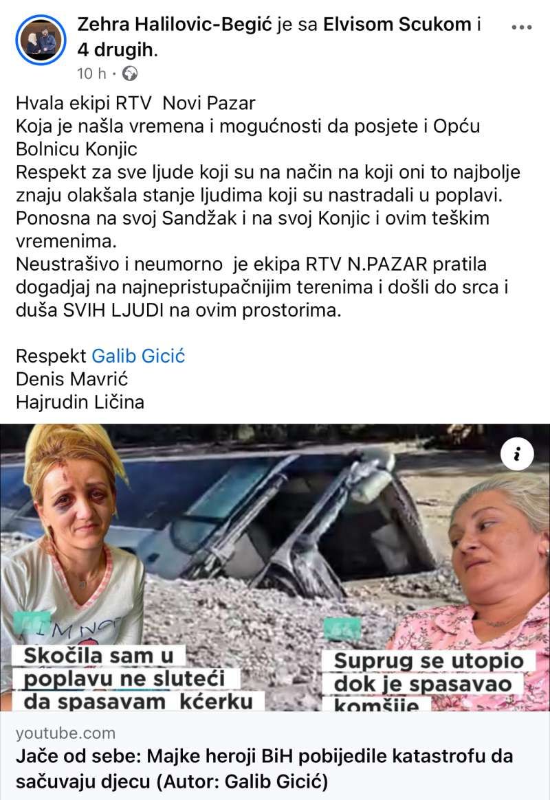 Video priča o herojima poplava u BiH, o dvije Lejle, sa sličnom sudbinom i nadljudskom snagom 