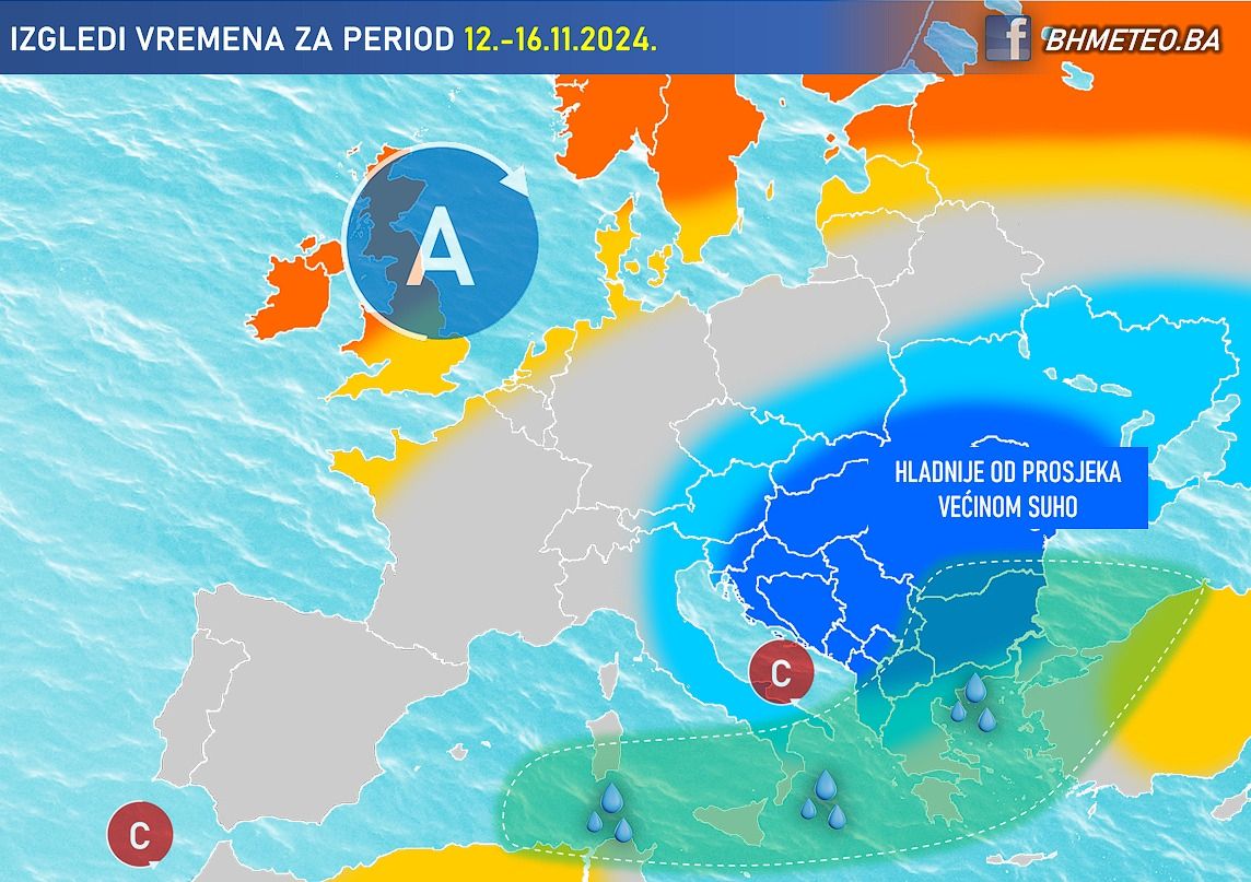 U višim predjelima se očekuje snijeg: Meteorolozi objavili kada nam stižu topliji dani