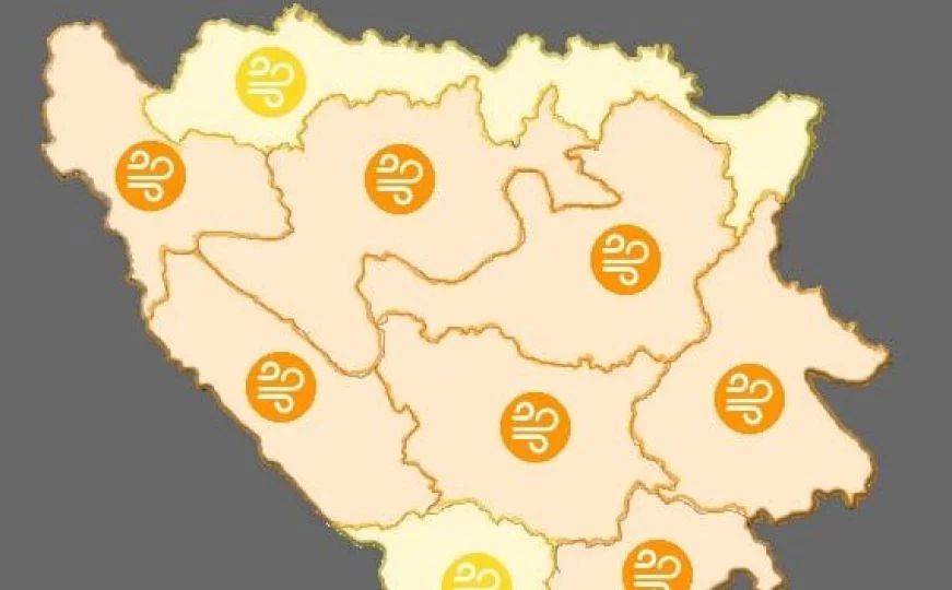 Snažan vjetar aktivirao meteoalarm: Nestat će struje, moguće i poplave!