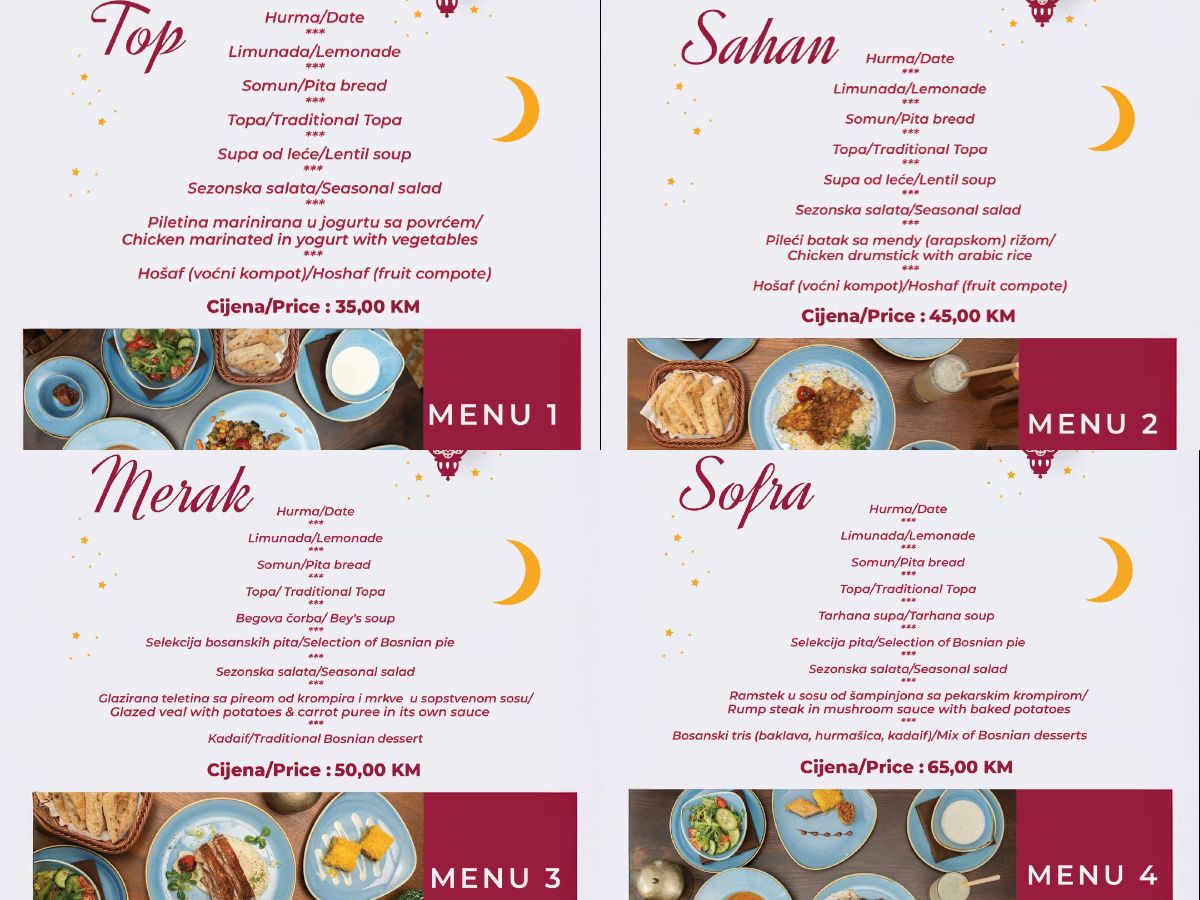 Iftari u restoranima postali pravi luksuz: Evo koliko trebate izdvojiti za iftarski meni u Sarajevu